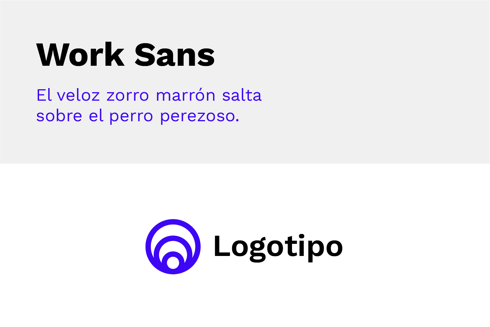 Tipografía Work Sans para logos Google Fonts