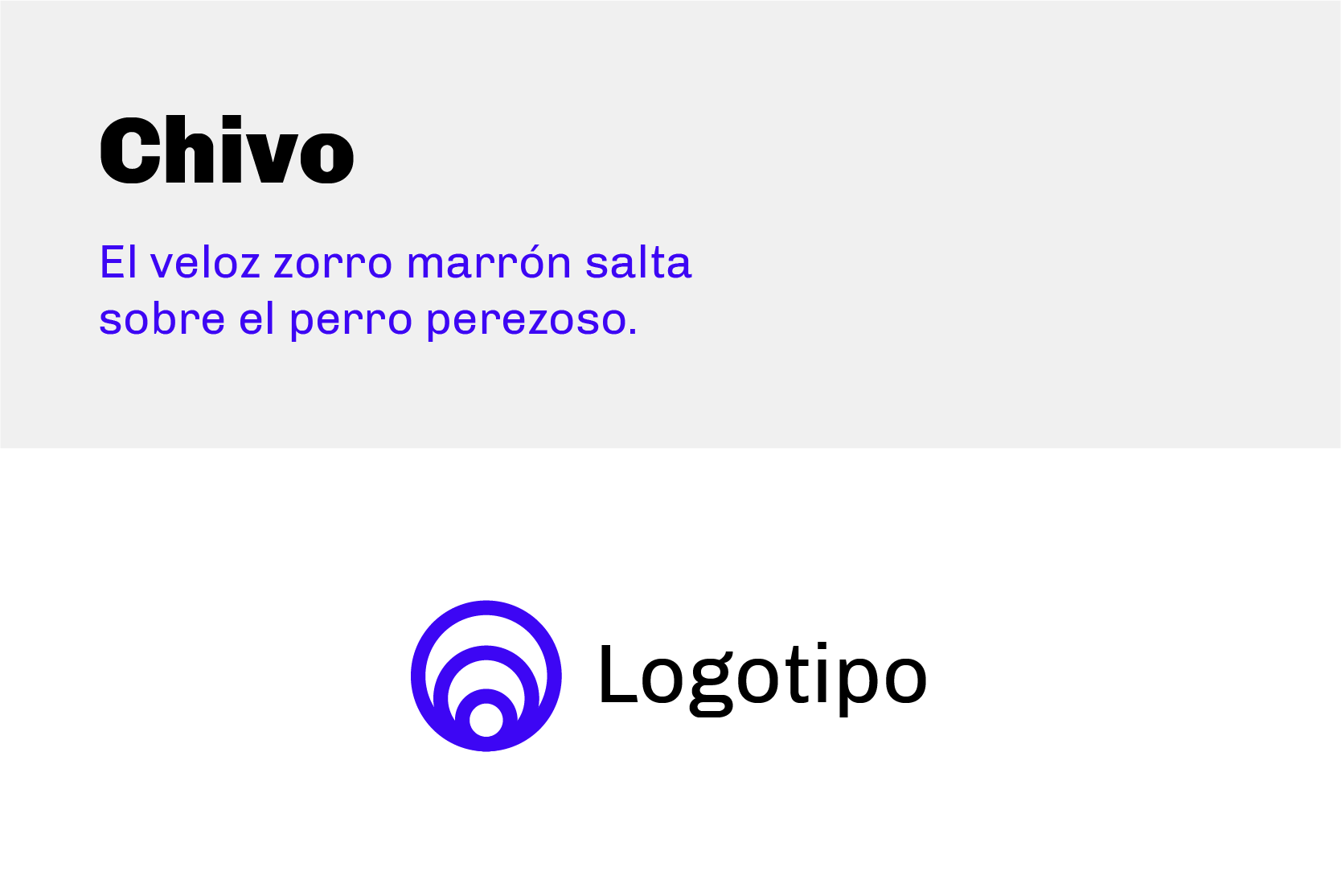 Tipografía Chivo para logos Google Fonts