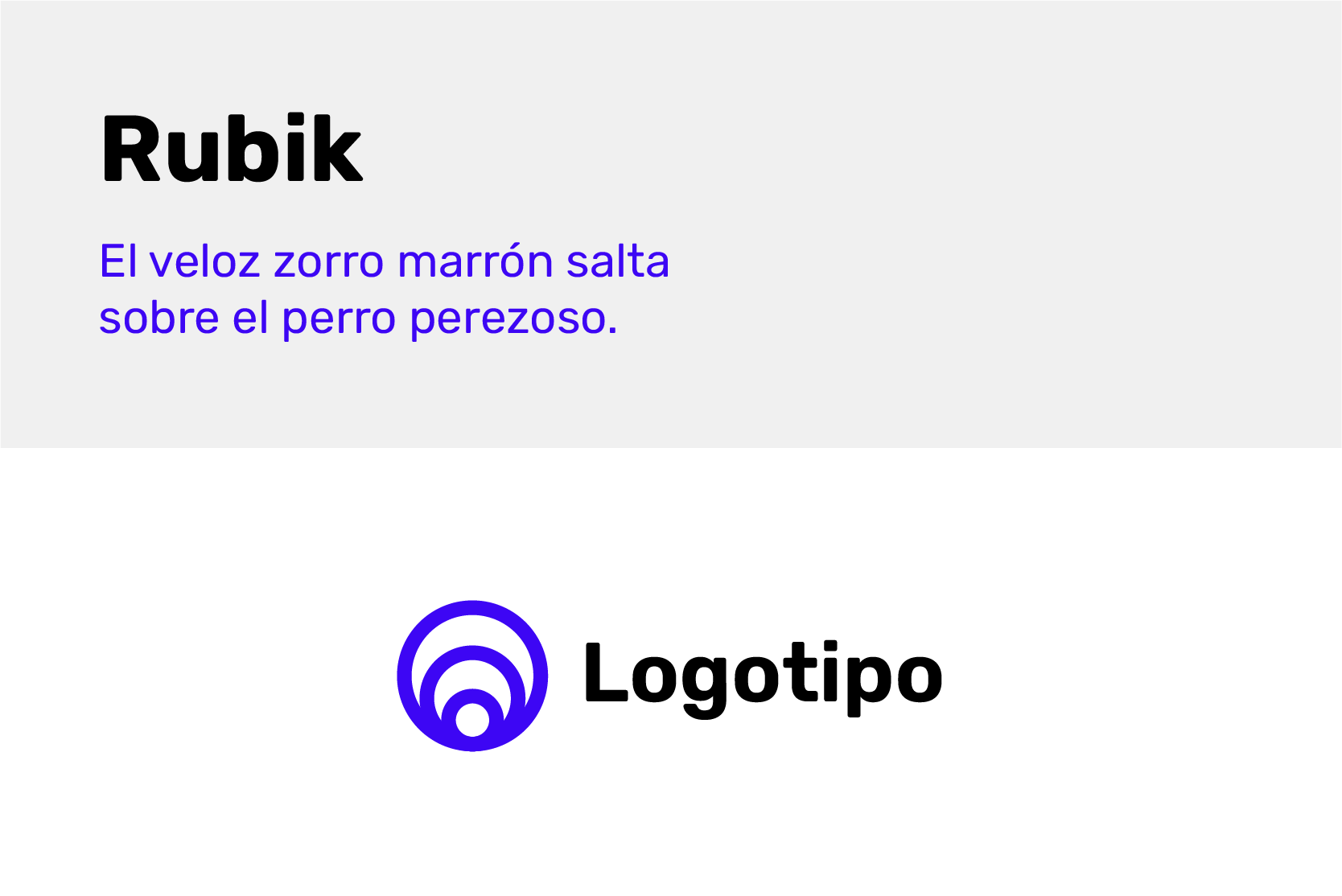 Tipografía Rubik para logos Google Fonts