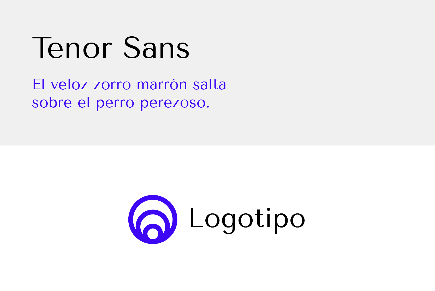 Tipografía Tenor Sans para logos Google Fonts