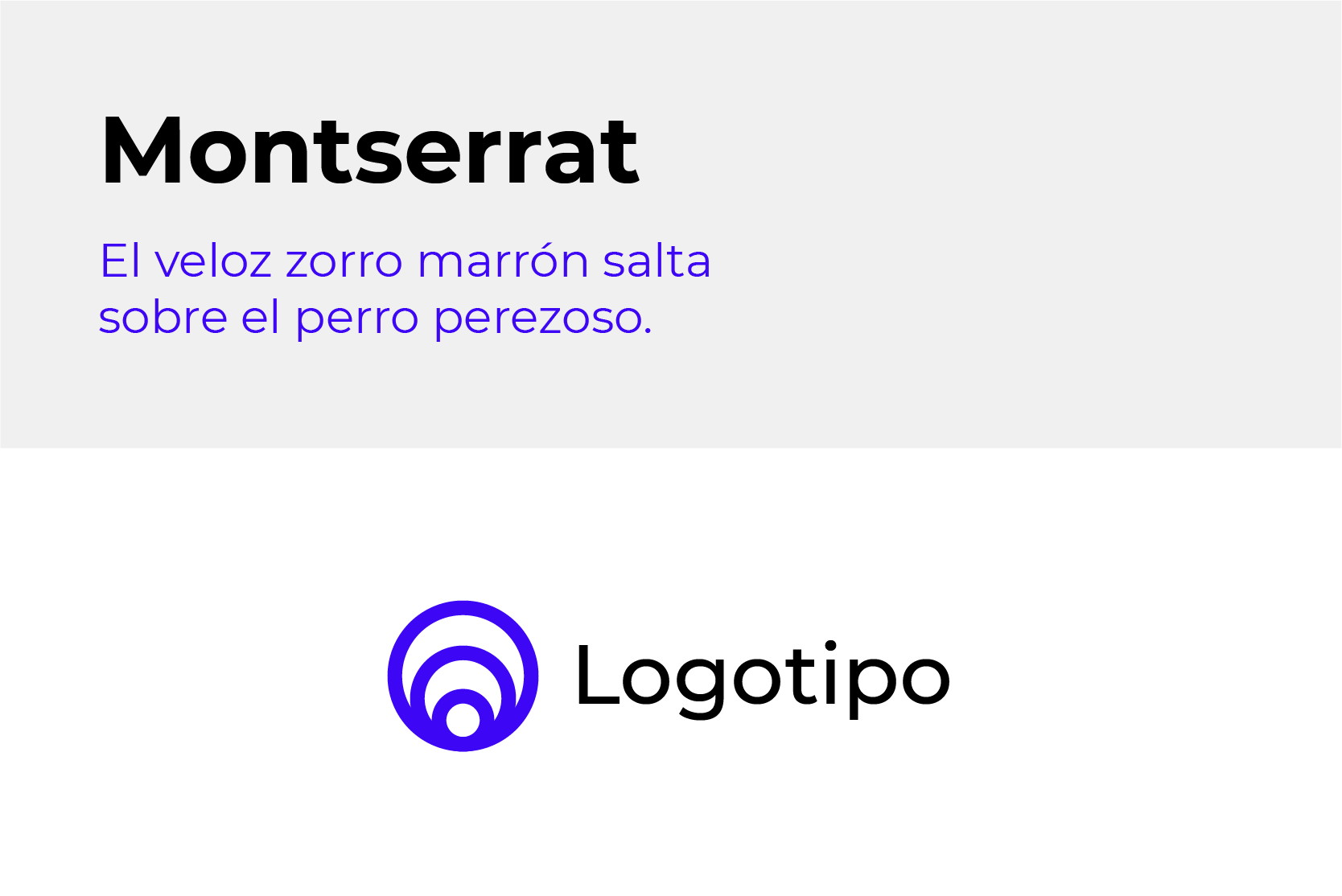Mejores tipografías para logos Tipografía Montserrat para logos Google Fonts