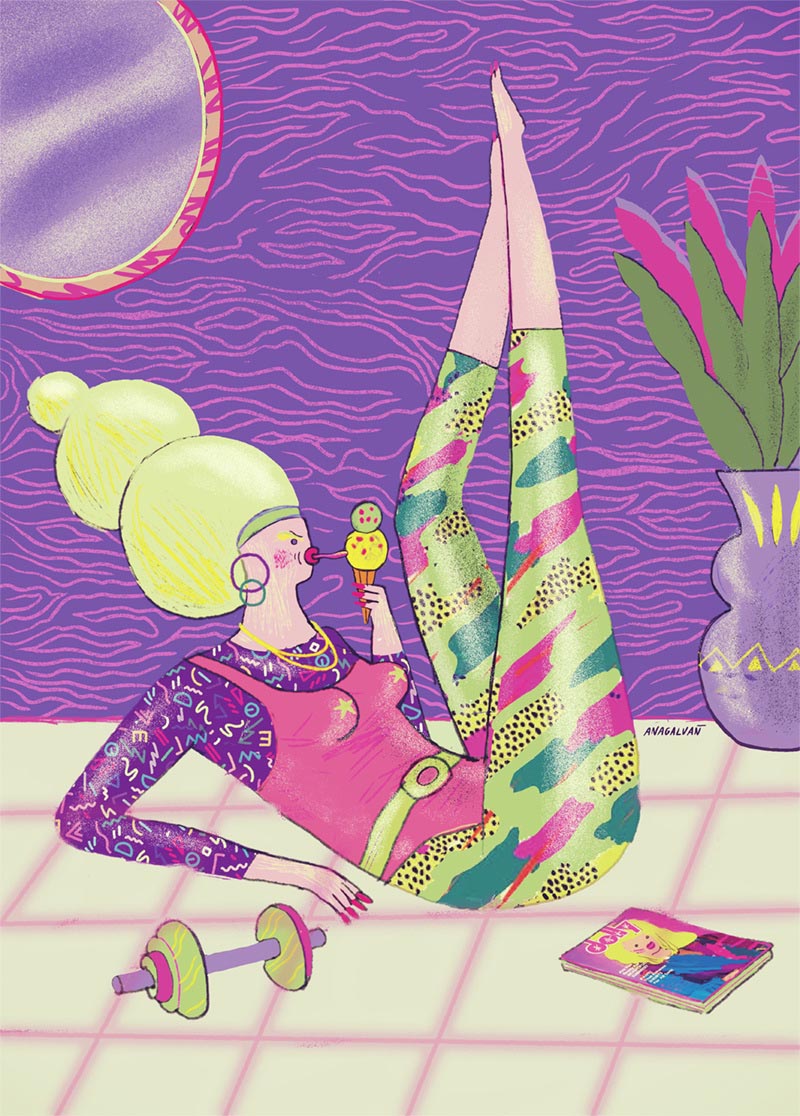 Ilustración de Ana Galvañ para el Fanzine FAME