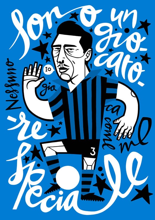 Ilustración Fútbol Jorge Lawerta