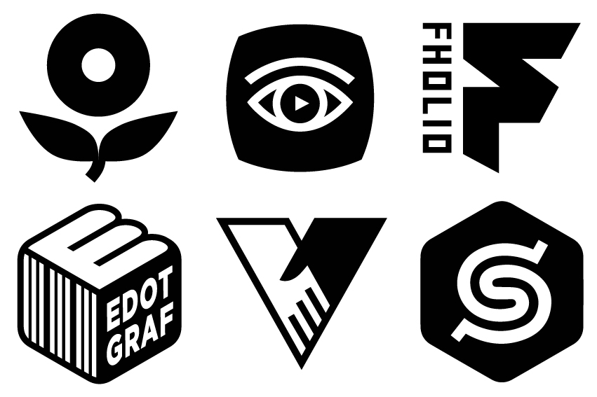 Colección de logos de Aaron Draplin