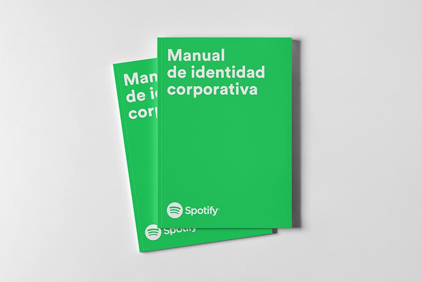 Manuel identidad corporativa Spotify