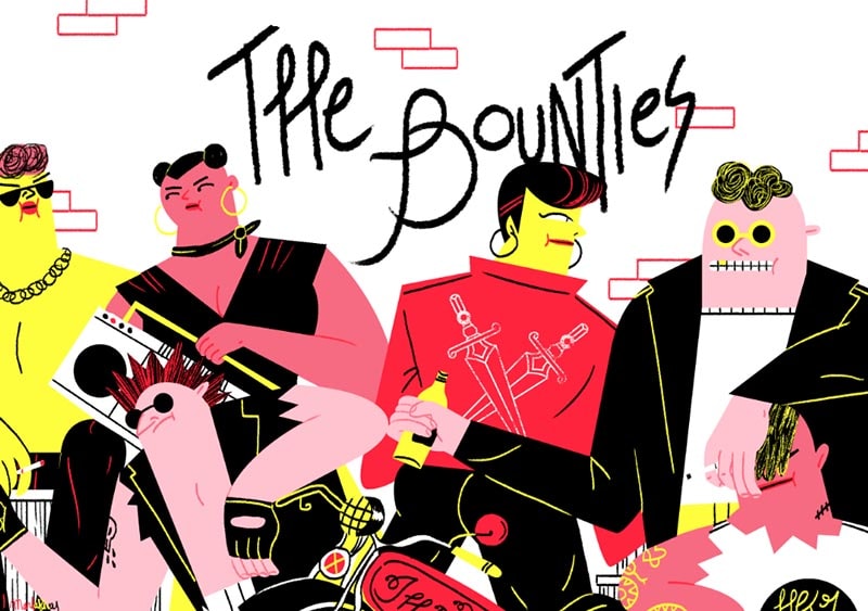 Ilustración The Bounties por Martha Rivas