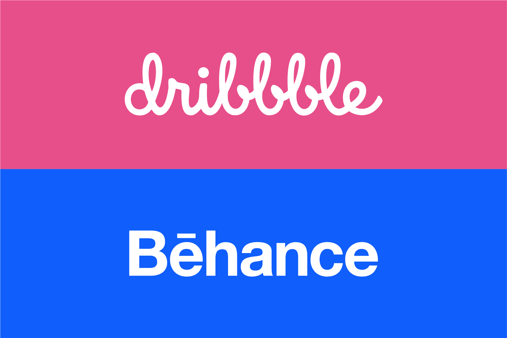 Dribbble Behance Portfolio Logo
