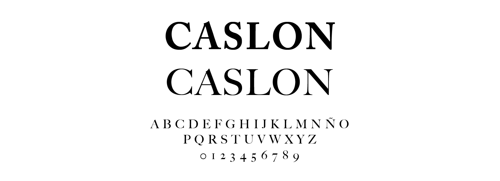 Tipografía William Carslon 1734